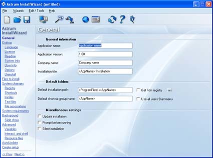 Astrum InstallWizard Screenshot